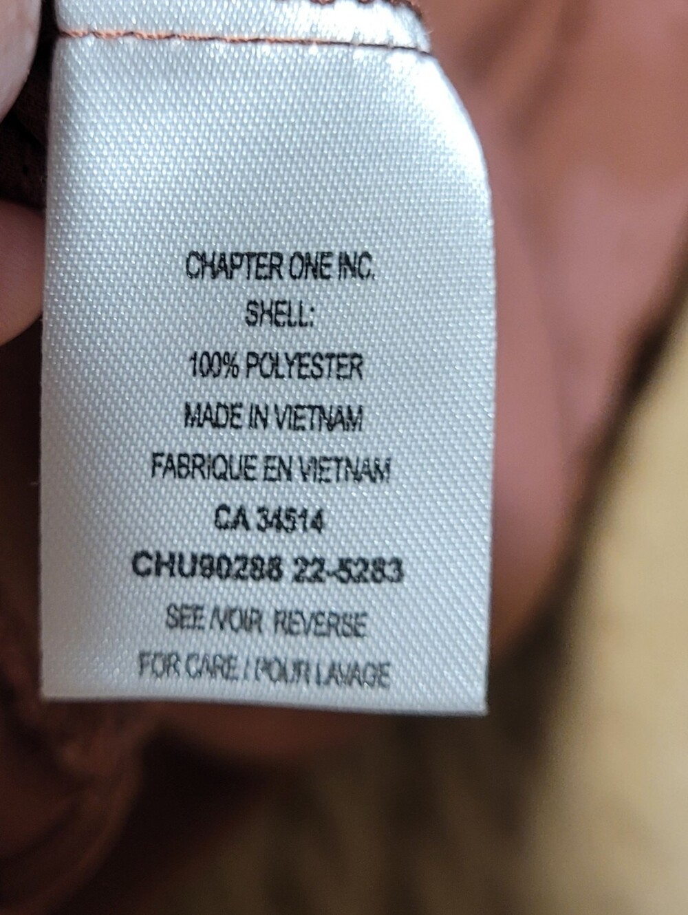 Rust Brown Ruffle-Trim Long Sleeve Blouse - Picture 6 of 6
